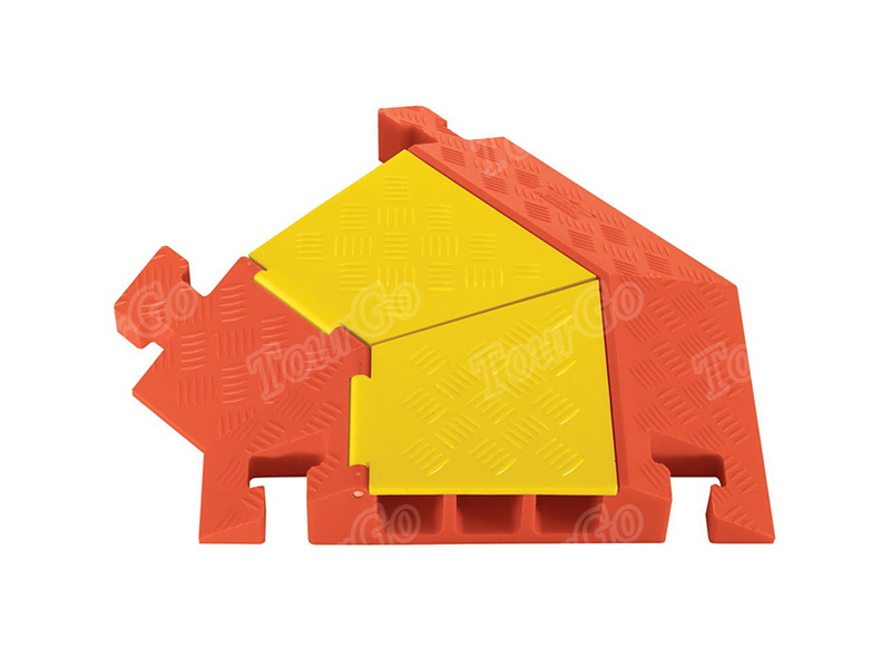 3-Channel Left Turn Linebacker Cable Protector for 2.25″ diameter cables