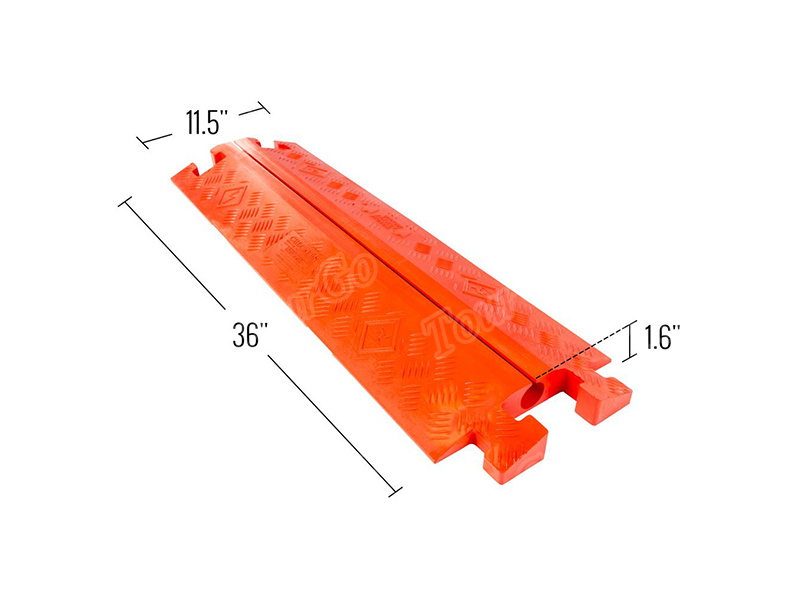 Cable Ramp Linebacker 5-Channel Linebacker Cable Protector Ramp for 1.35″ diameter cables ...