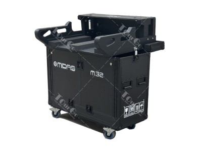 All Black Mixer Flip Flight Case For Midas M32