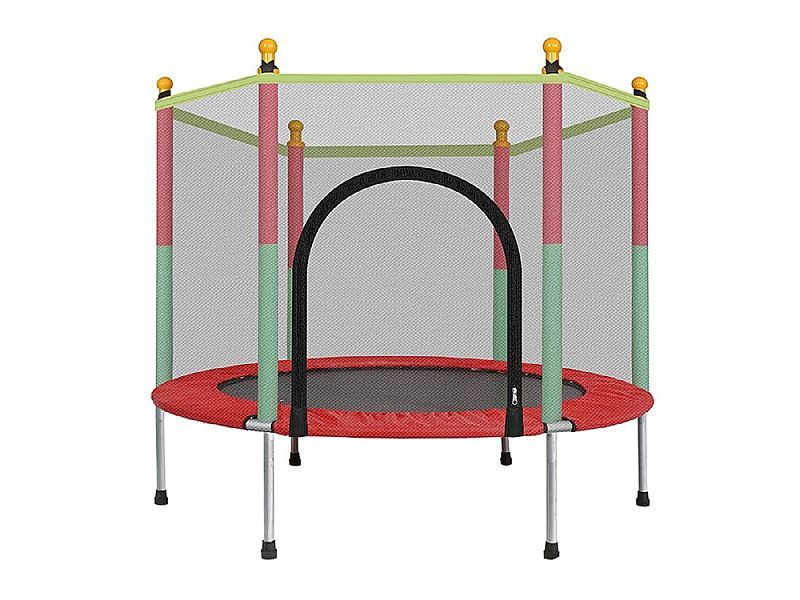 4.6′ Round Backyard Trampoline with Safety Enclosure/ Kid / Toddler Trampoline