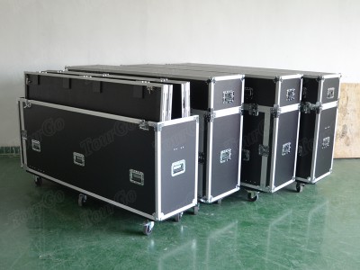 Portable Flight Case with Wheels Used DJ Stage / Event Stage Rental