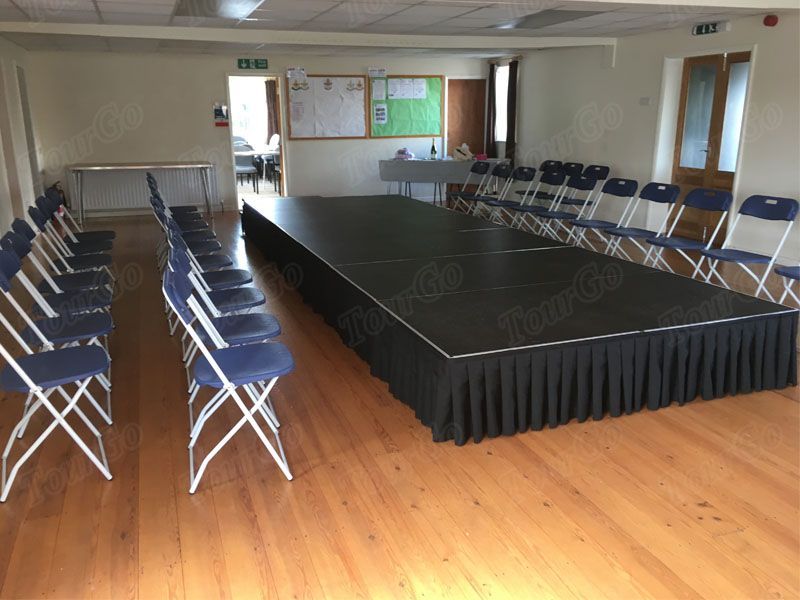 TourGo Mobile Stage Platform for Indoor Meeting