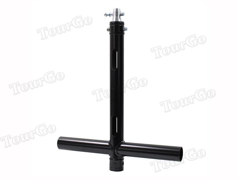 Modular T Piece Drop Arm Stage Black 500mm