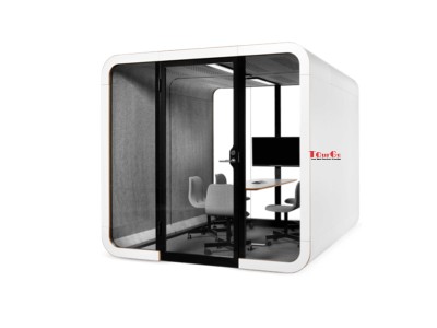 4 Seater Conference Space Office Soundproof Multi Person Privacy Phone Booth