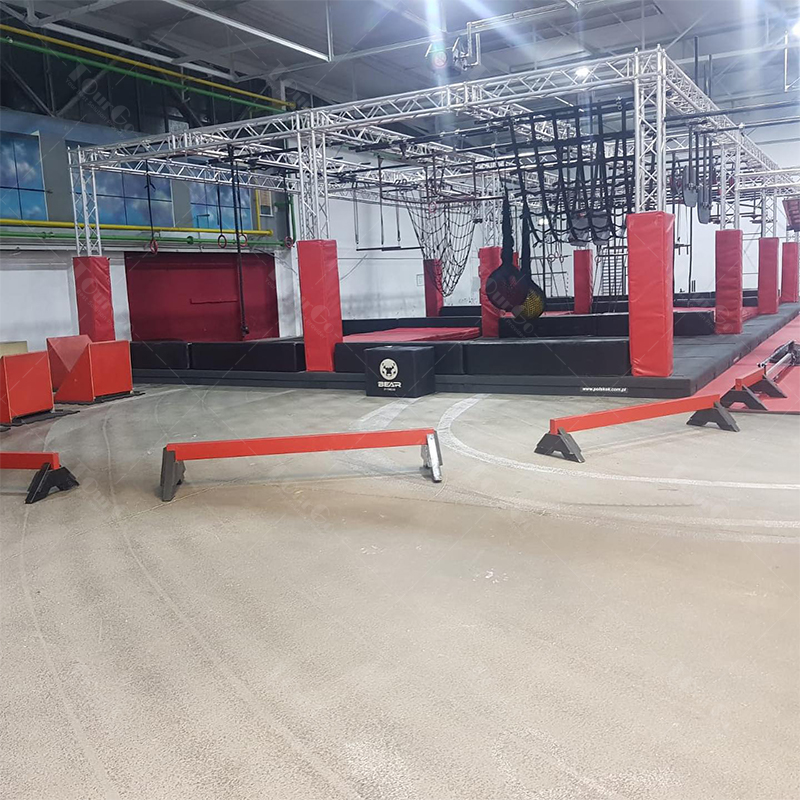 Custom Indoor Outdoor Ninja Warrior Obstacle Course Gym for Adult and Kids