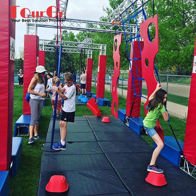 TourGo Playground American Ninja Warrior Kids Obstacle Course for Sale