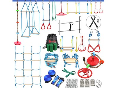 Ninja Warrior Obstacle Course for Kids/Complete Accessories for Kids