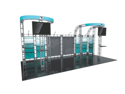 TourGo Aluminum Customized Modular Exhibition Booth Stand Display Booth