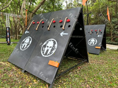 Spartan Race Obstacles A-Frame Climbing OCR Training Olympus Wall Outdoor With Rock-climbing