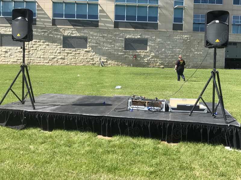 TourGo Outdoor Portable Stage on Sale / Concert Modular Stage Supplier