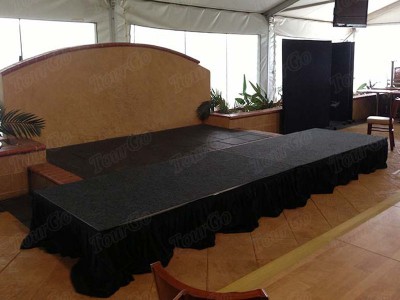 TourGo Performance Stage for Sale / Snap-In Leg System / Mobile Stage Hire