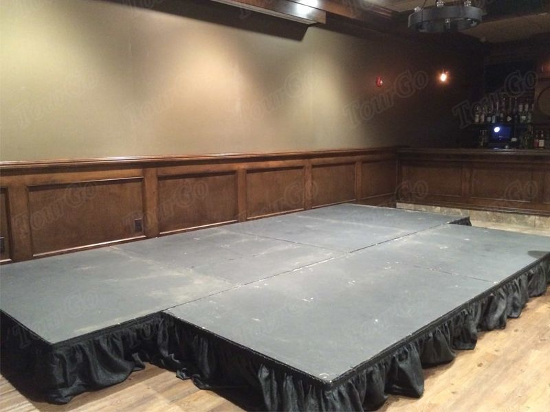 TourGo Performance Stage Design with 4ft by 4ft Stage Platform Used Stage Rental