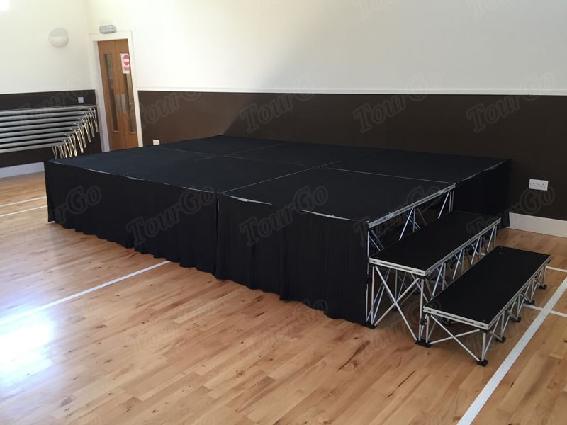 TourGo Portable School Stage with Mobile Stage Platform & Stage Risers for Sale