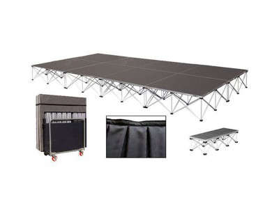 16ft x 8ft Event Stage Rental with Mobile Stage Platform Used Portable Aluminum Stage for Sale