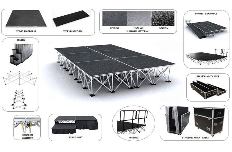 Portable Stage System for Sale 01