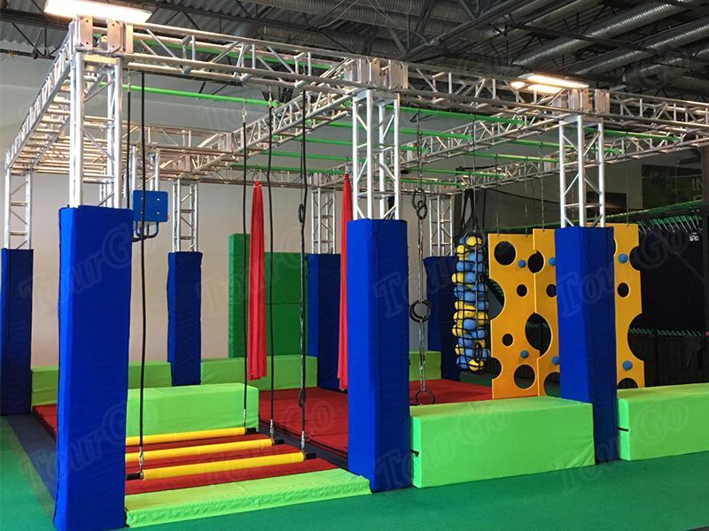 TourGo Indoor Children Obstacle Course Equipment Play Centre Equipment Ninja Warrior Course for Adult