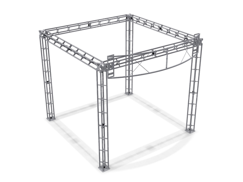 TourGo 10×10 Exhibition Booth Events Aluminum Stage Truss / T6-6082 Aluminum Display Truss for Trade Show