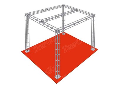 TourGo Aluminium Trade Show Advertising Exhibition Truss Booth , High Quality Display Booth , Concert Stage Lighting Truss