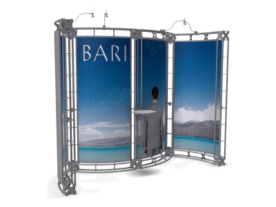 TourGo Custom Portable Trade Show Display Booth for Sales