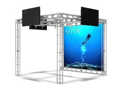 TourGo 10 x 10 Truss Trade Show Exhibit Display Panel Truss System