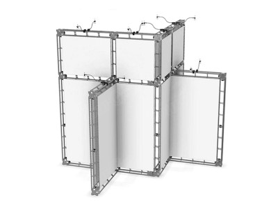 TourGo 20x20ft Aluminum Modular Trade Show Display Stand Backdrop Truss for event