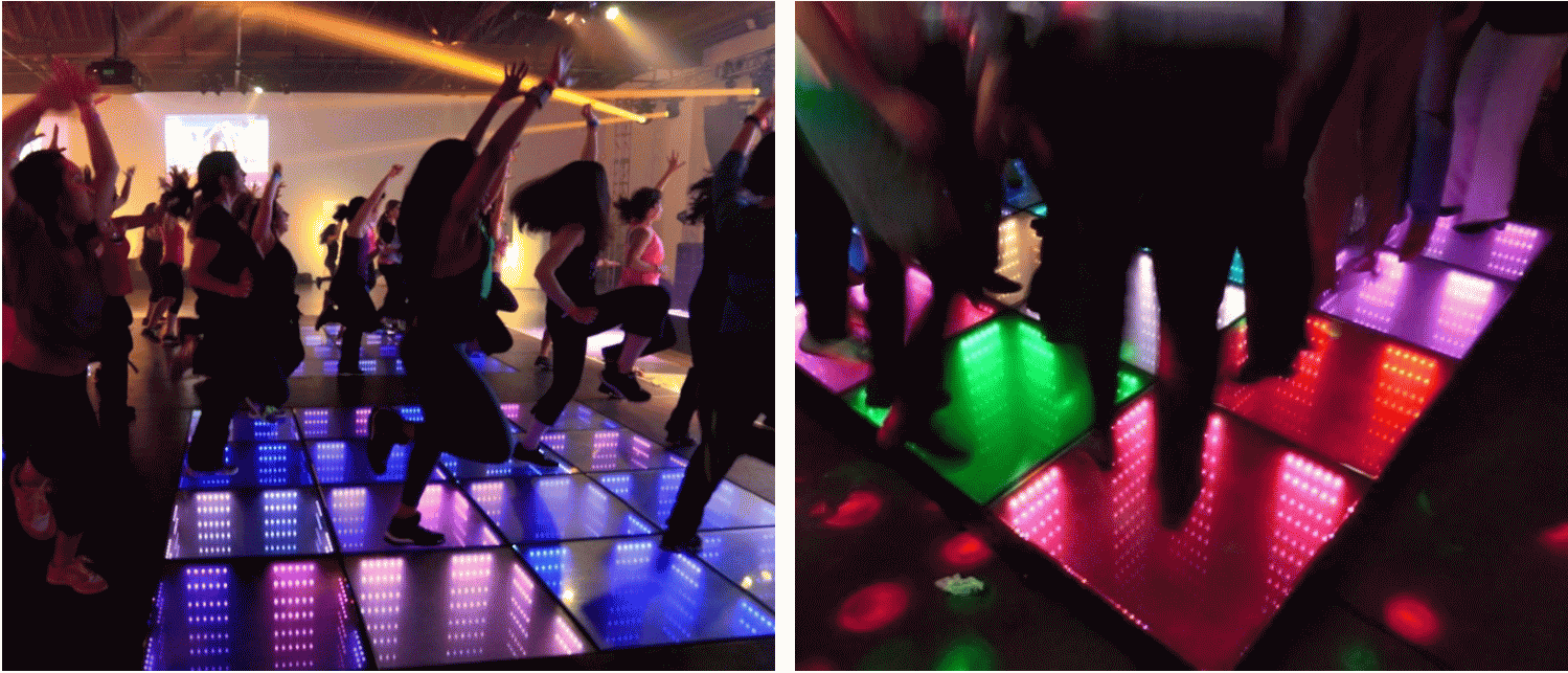 3D led dance floor