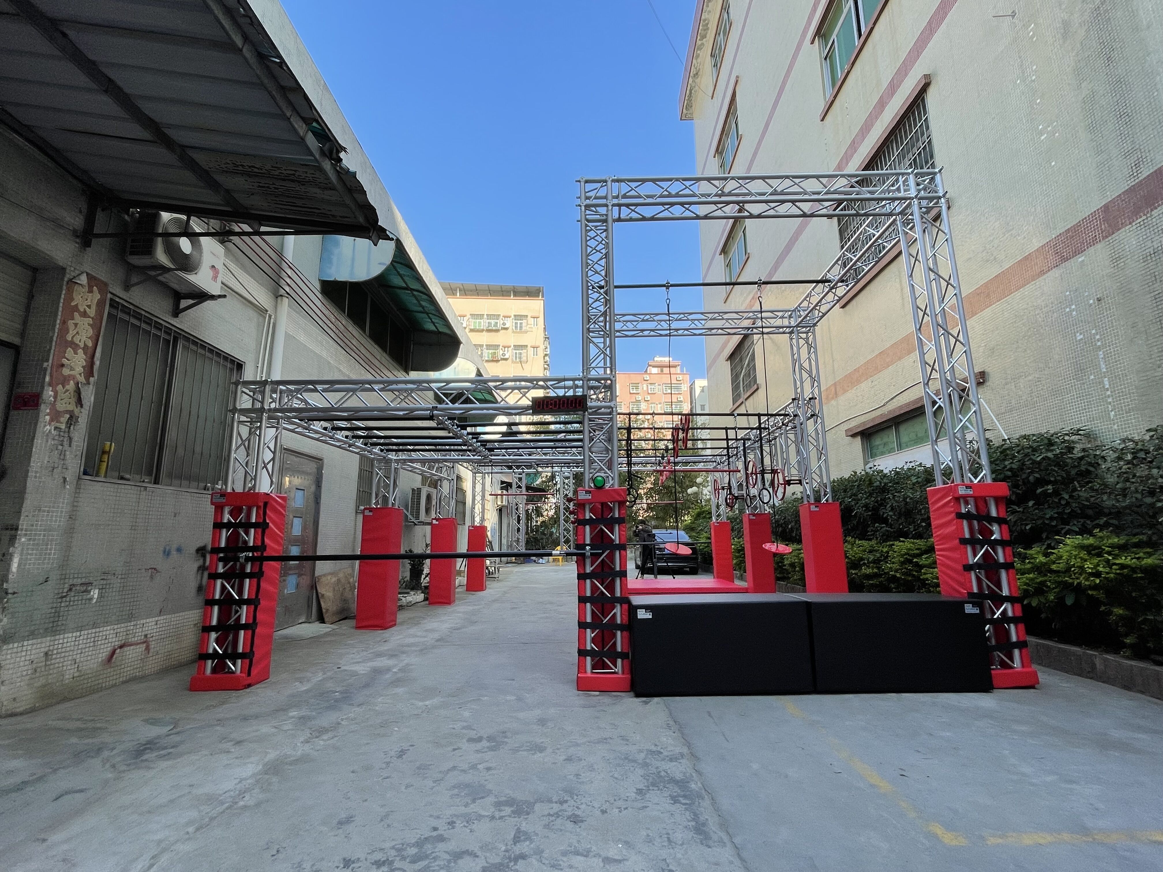 Adventure Parkour Workout Training Equipment Aluminum Alloy Truss Indoor American Ninja Warrior Obstacle Course Kids Adult