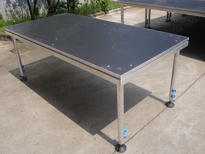 TourGo Portable Stage Design Quick Stage Systems for Lighting Truss Stage