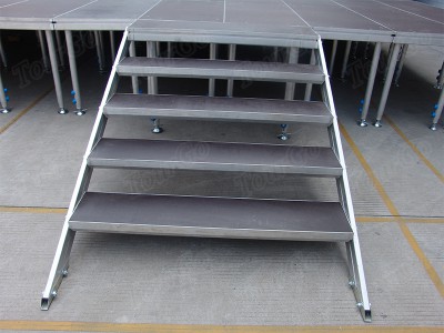 Portable Mobile Quick Stage Stairs for Concert Stage Kits – TourGo