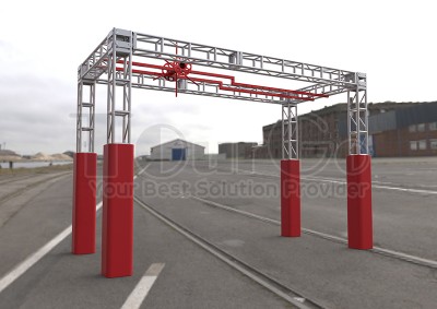ROTATING SPINDLE OBSTACLE-Ninja Warrior Elements