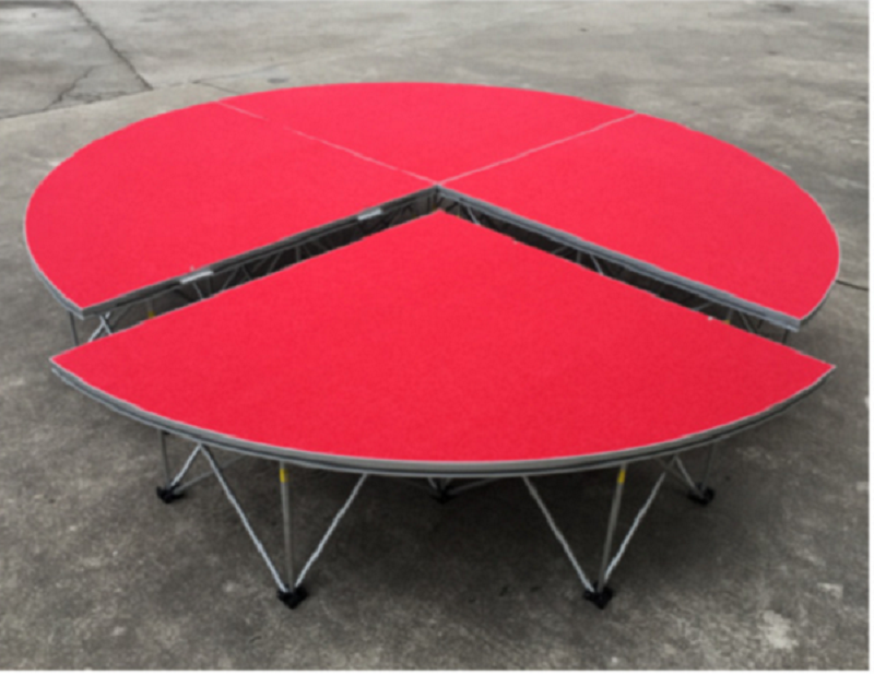 Round Stages Circular Platforms — Platform Size Dia 8ft Tourgo