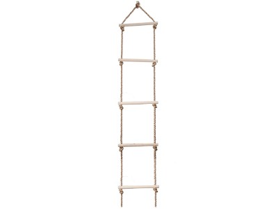 Kid Wooden New Style High Quality Rope Ladder/Folding 5 Step climbing Rope Ladder