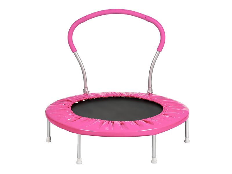 3′ Round Indoor Kid / Toddler Trampoline with Handlebar