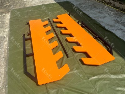 Custom salmon ladder skipping challenge ninja obstacles