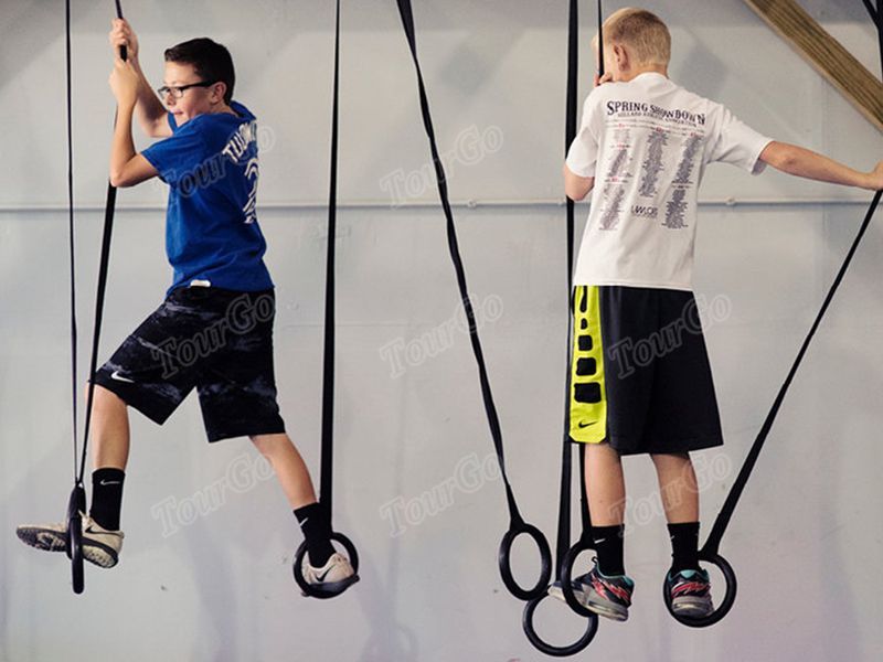 TourGo Ninja Warrior Obstacle Elements for Sale–SEA OF RINGS LOW