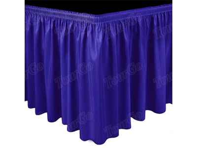 Shirred Polyester Stage Skirt – Custom Size