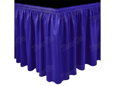 Shirred Polyester Stage Skirt – Custom Size