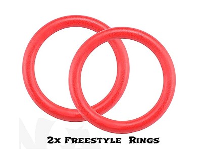 Ninja Freestyle Rings/Slackers Ninja Rings/Traverse Ninja Rings/Slackers Ninja Rings with Hanging Rope