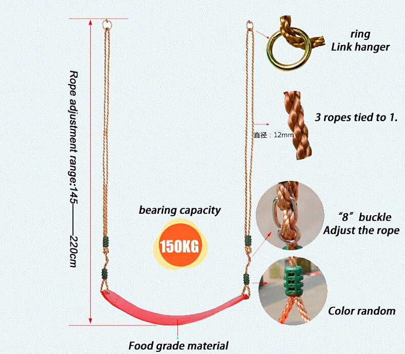 https://www.tourgosolution.com/?p=95690 Portable Non-toxic Environmentally Eva Garden swing child Outdoor hanging chair Indoor Swing kids Backyard Tree Swing Seat Toy
