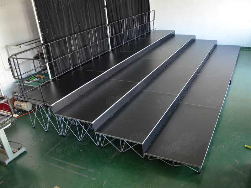 TourGo Stage Platform Design / Portable Staging Manufacturer / Music Stage System for Sale