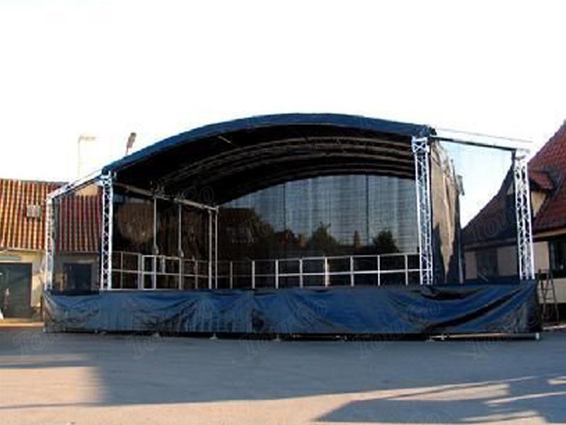 Outdoor Performance Event Aluminum Stage with Adjustable Legs & Stage Stair for Sale