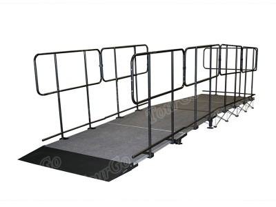 Straight Wheelchair Ramp for 16″ High Stages