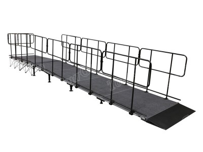 Straight-Wheelchair-Ramp-with-Landing-for-16inch-High-Stages 1