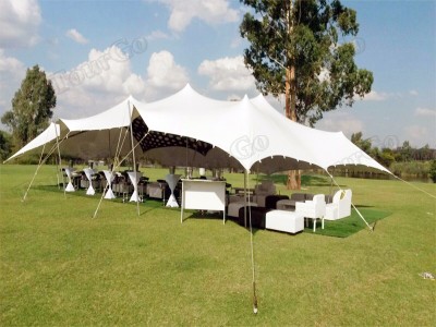 10m x 10m White Stretch Tent Marquee Manufacturer -TourGo