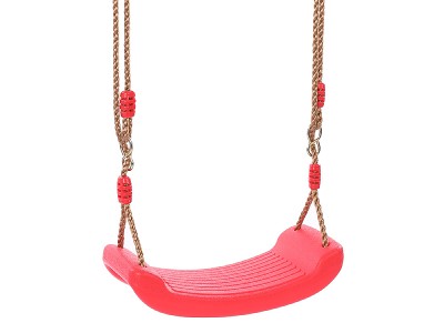 Plastic Hanging Swing Seat with Rope/ Outdoor Swing Yard Sports Equipment