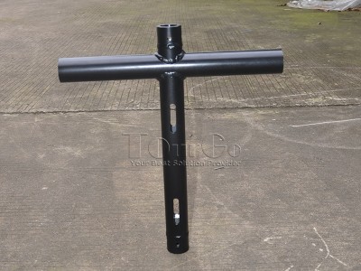 TourGo Modular Drop Arm System-T Piece Stage Black 500mm