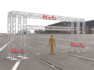 TourGo Aluminum Finish Line Truss 10x5m