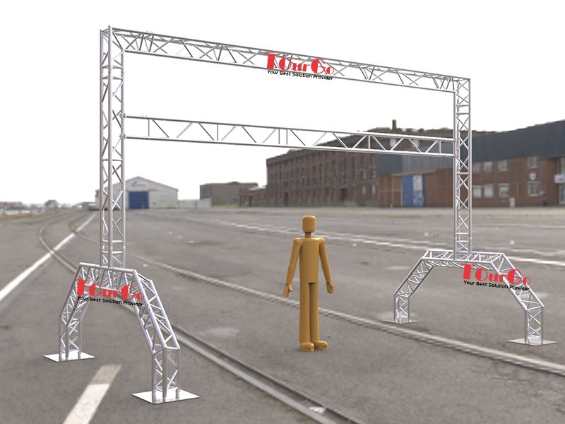 TourGo Aluminum Finish Line Truss 6x3m