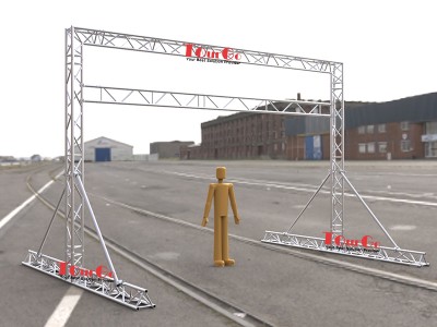 TourGo Aluminum Finish Line Truss 6x5m