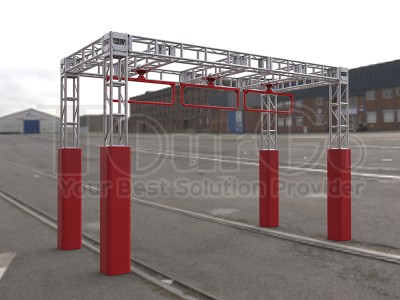 TILTING FRAMES OBSTACLE-Ninja Warrior Elements